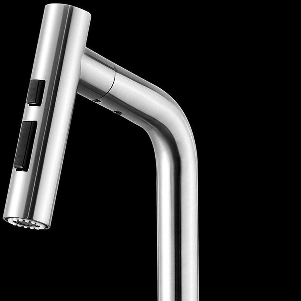5" Silver Stainless Steel Bar Faucet — view 4