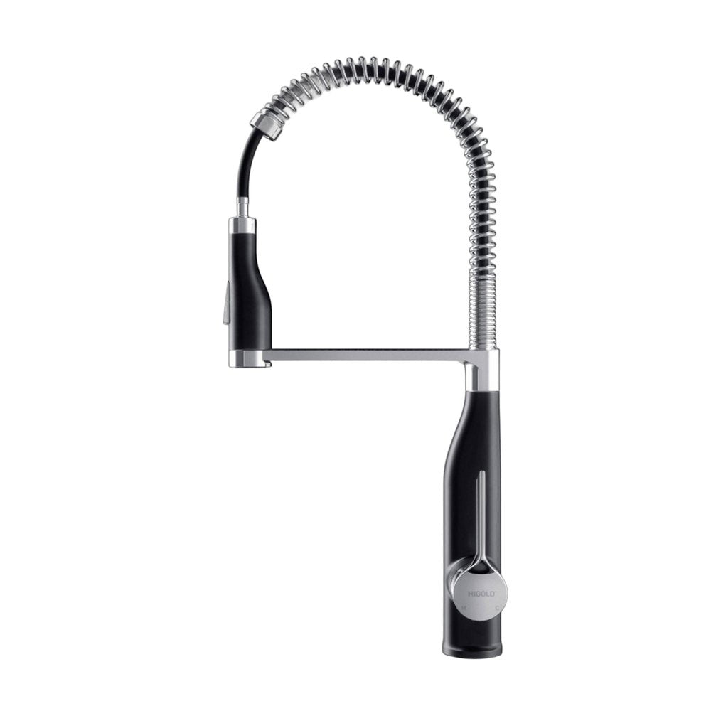 4" Black Stainless Steel Pull-Down Faucet — view 2