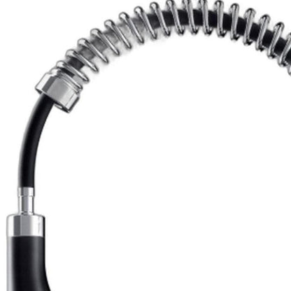 4" Black Stainless Steel Pull-Down Faucet HomeRoots