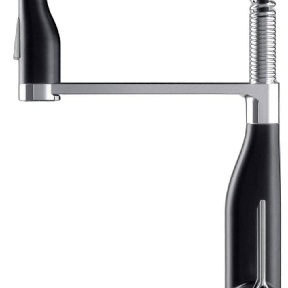 4" Black Stainless Steel Pull-Down Faucet — view 4