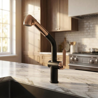 15" Black Stainless Steel Bar Faucet HomeRoots