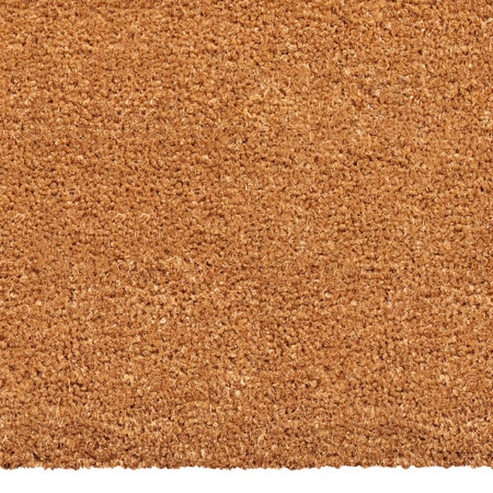 17" X 29" Brown Red And Black XOXO Outdoor Coir Door Mat — view 2