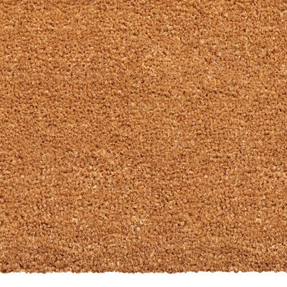 17" X 29" Brown Red And Black XOXO Outdoor Coir Door Mat HomeRoots