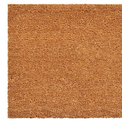 17" X 29" Brown Red And Black XOXO Outdoor Coir Door Mat HomeRoots