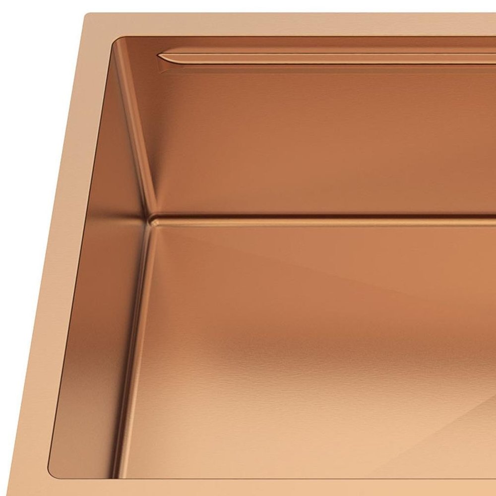9" X 30" Gold Stainless Steel Undermount Kitchen Sink — view 4