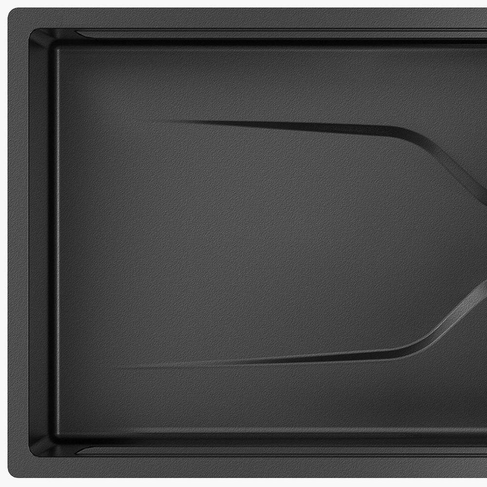 9" X 30" Black Stainless Steel Undermount Kitchen Sink — view 4