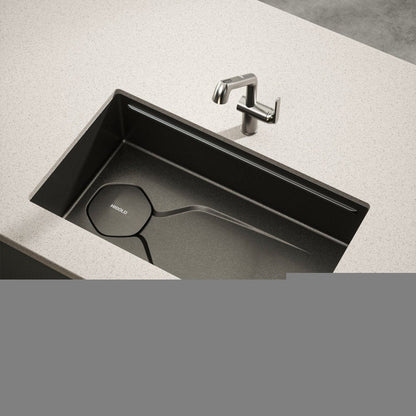 9" X 30" Black Stainless Steel Undermount Kitchen Sink