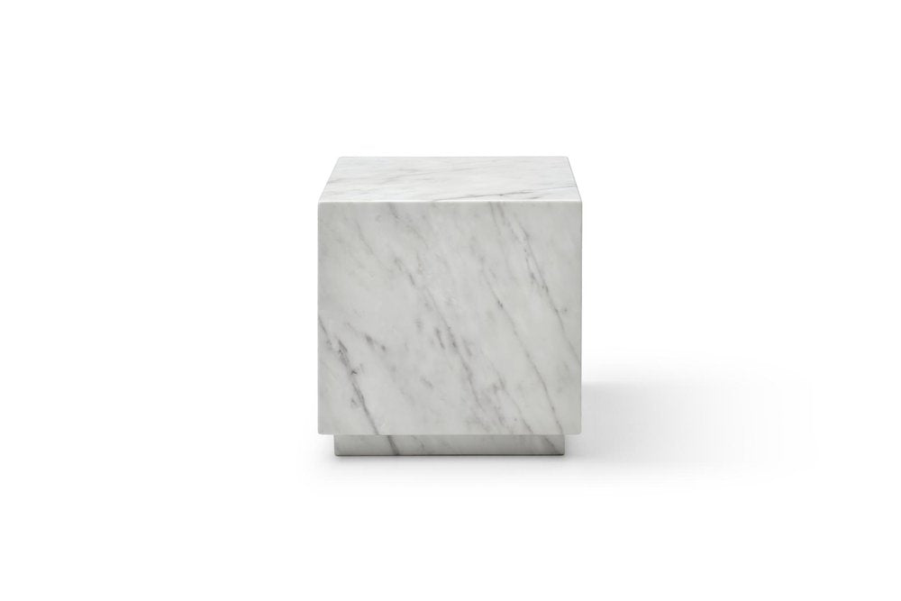 20" Black Marble Square Block End Table — view 15