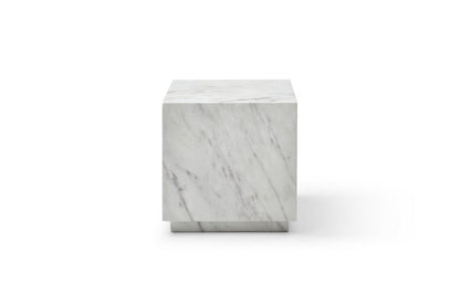 20" Black Marble Square Block End Table HomeRoots