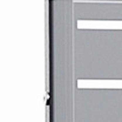 72" Gray Argyle Steel Six Panel Outdoor Privacy Screen HomeRoots