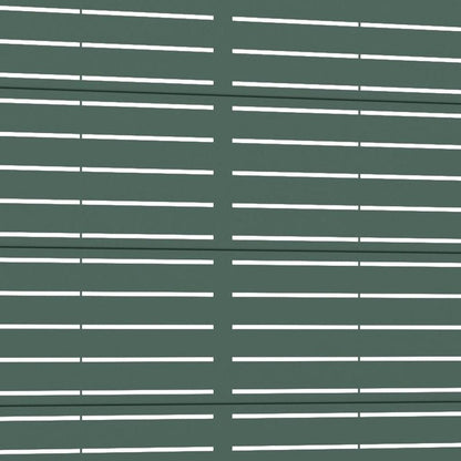 72" Green Argyle Steel Six Panel Outdoor Privacy Screen