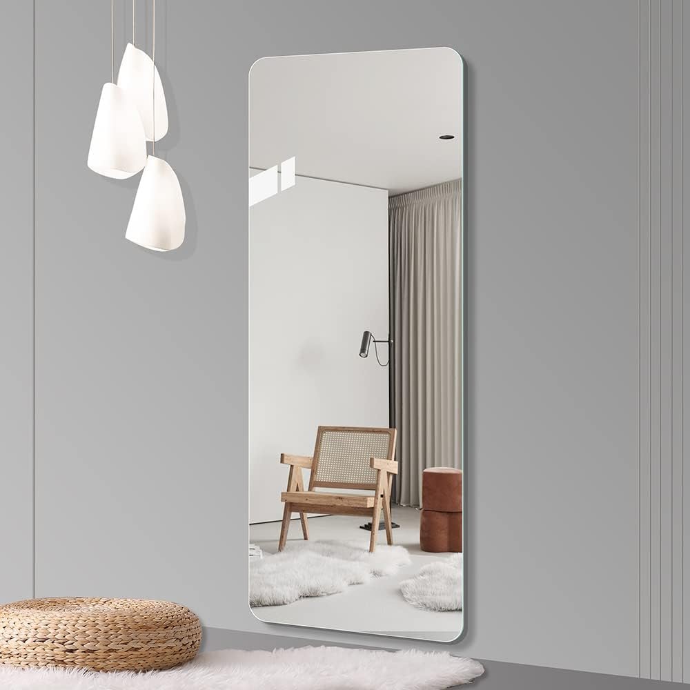 65" Frameless Full Length Hanging Mirror — view 1