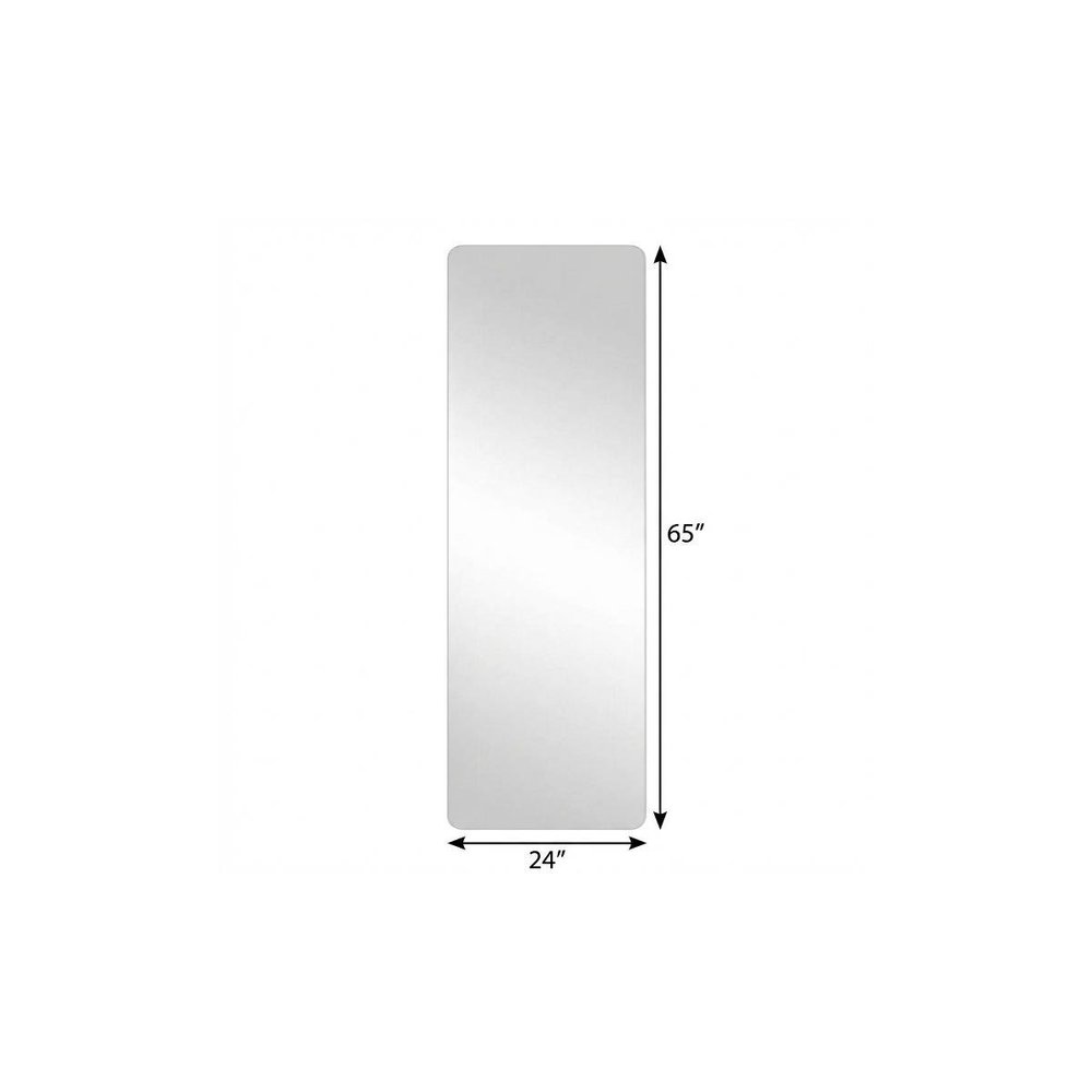 65" Frameless Full Length Hanging Mirror — view 2