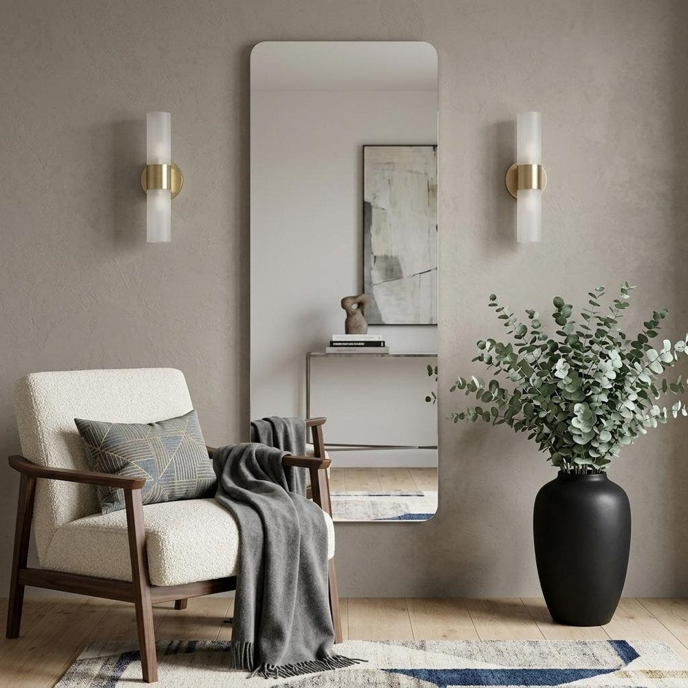 56" Frameless Full Length Hanging Mirror — view 2