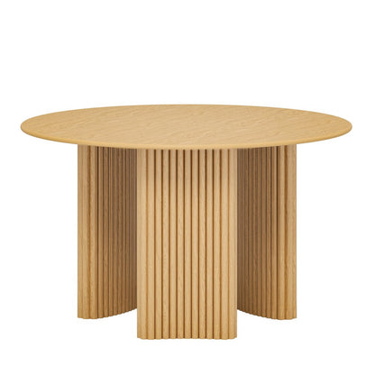 46" Natural Wood Three Leg Base Round Top Dining Table HomeRoots