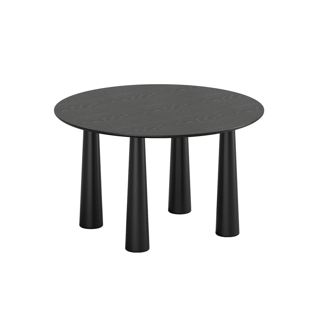 52" Walnut Solid Wood Round Top Dining Table