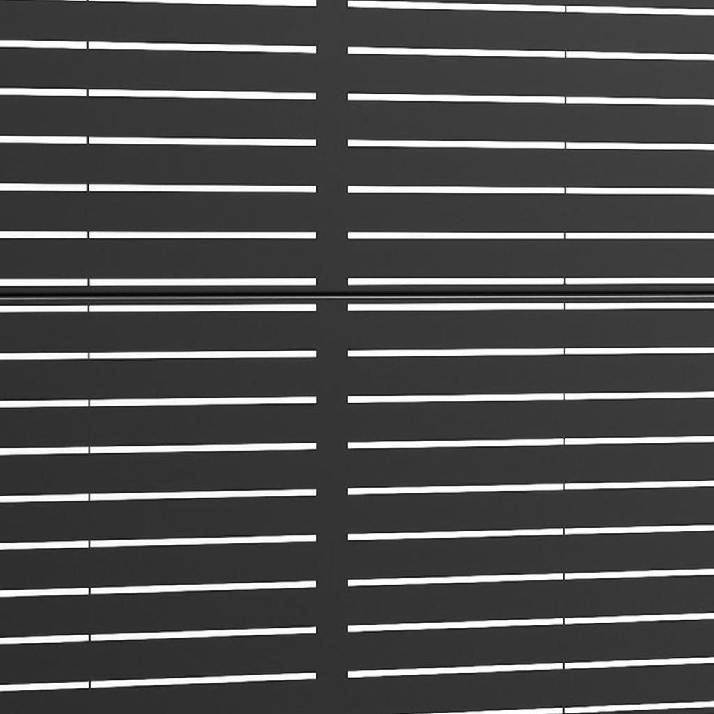 71" X 47" Black Galvanized Metal Rectangular Planter Box — view 3