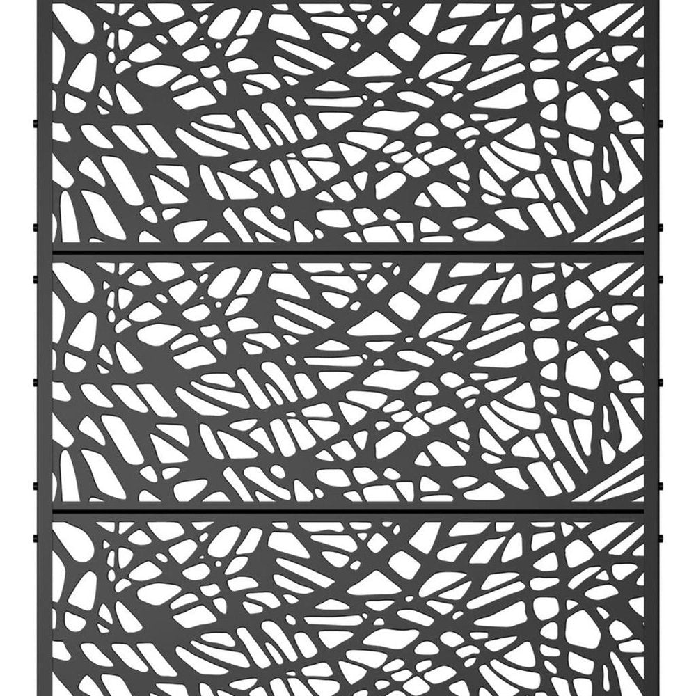 71" X 47" Black Galvanized Metal Rectangular Planter Box — view 2