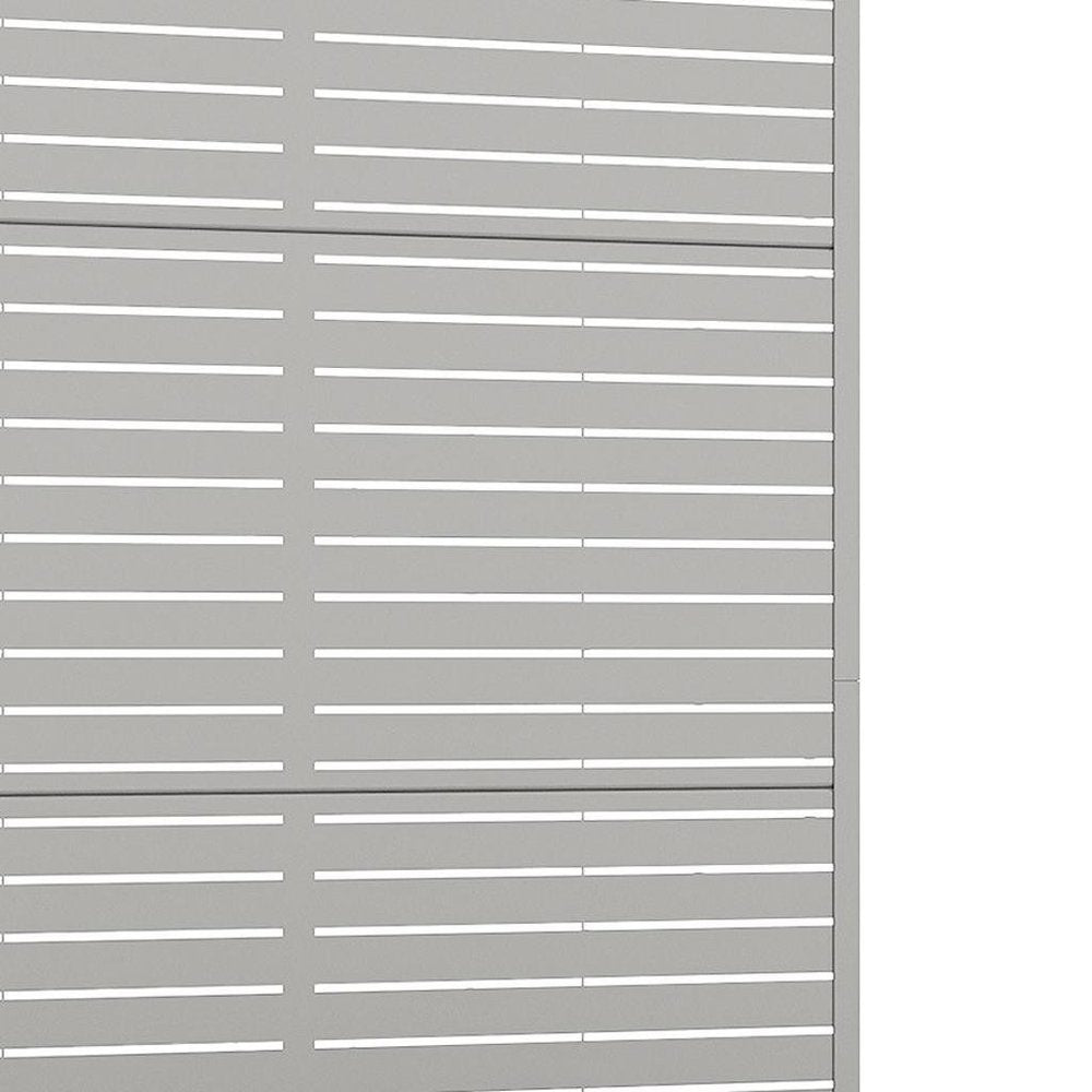 71" X 47" Gray Galvanized Metal Rectangular Planter Box — view 2