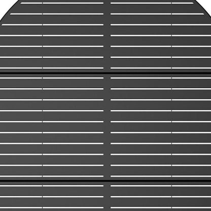 71" X 47" Black Galvanized Metal Rectangular Planter Box HomeRoots