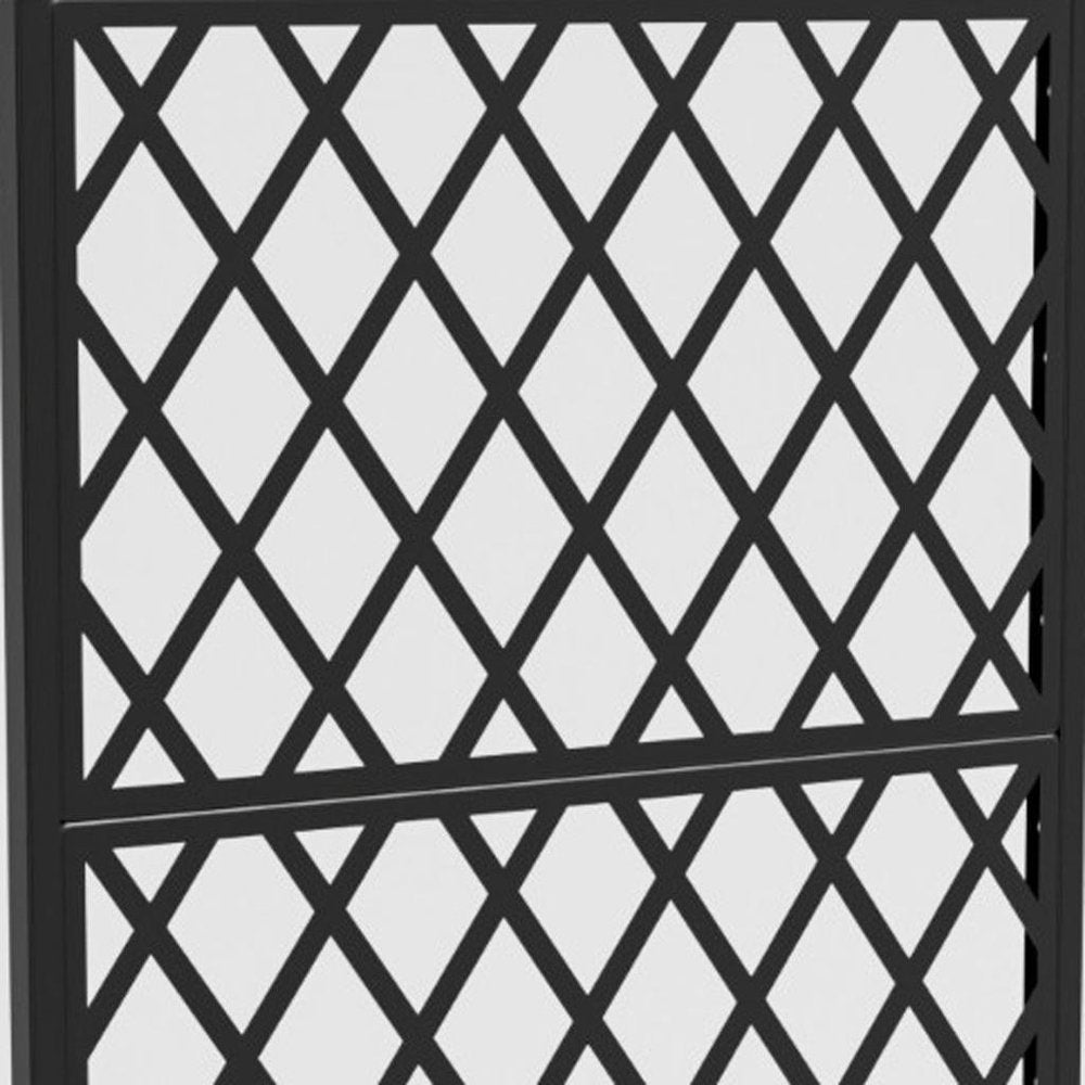 71" X 35" Black Galvanized Metal Rectangular Planter Box HomeRoots