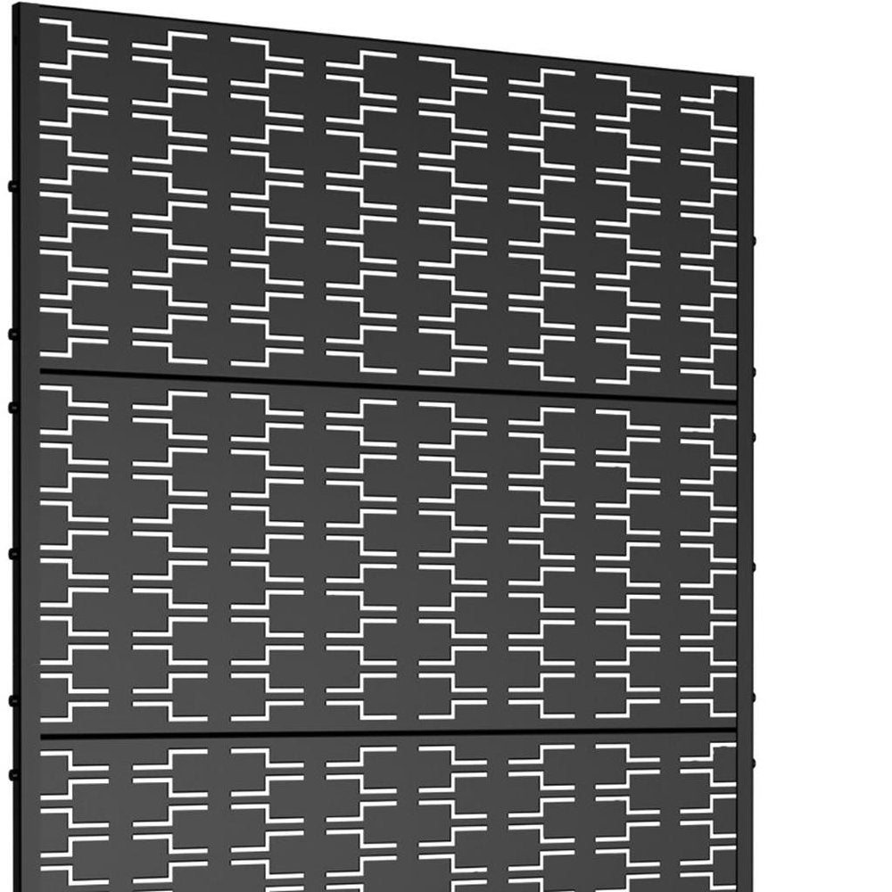 71" X 47" Black Galvanized Metal Rectangular Planter Box — view 5
