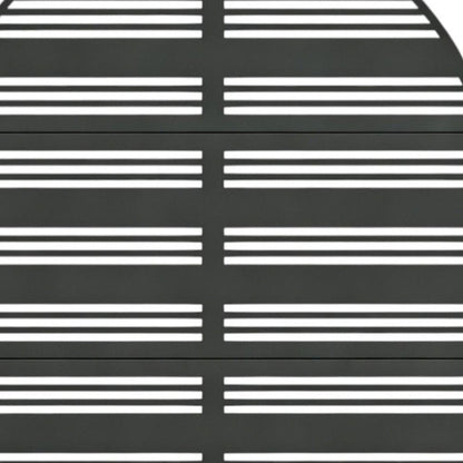 71" X 47" Black Galvanized Metal Rectangular Planter Box HomeRoots