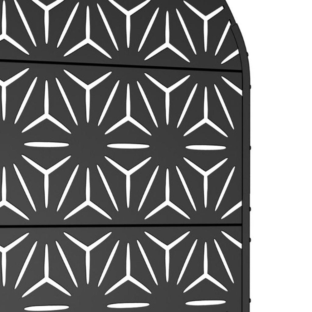 71" X 47" Black Galvanized Metal Rectangular Planter Box — view 4