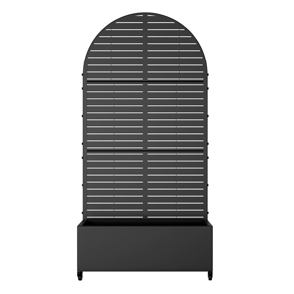 71" X 35" Black Galvanized Metal Rectangular Planter Box HomeRoots
