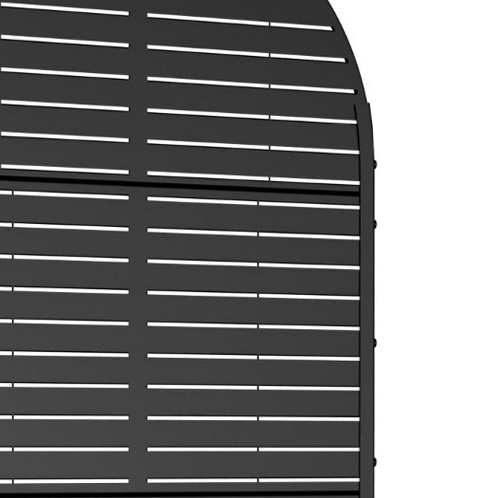 71" X 35" Black Galvanized Metal Rectangular Planter Box HomeRoots