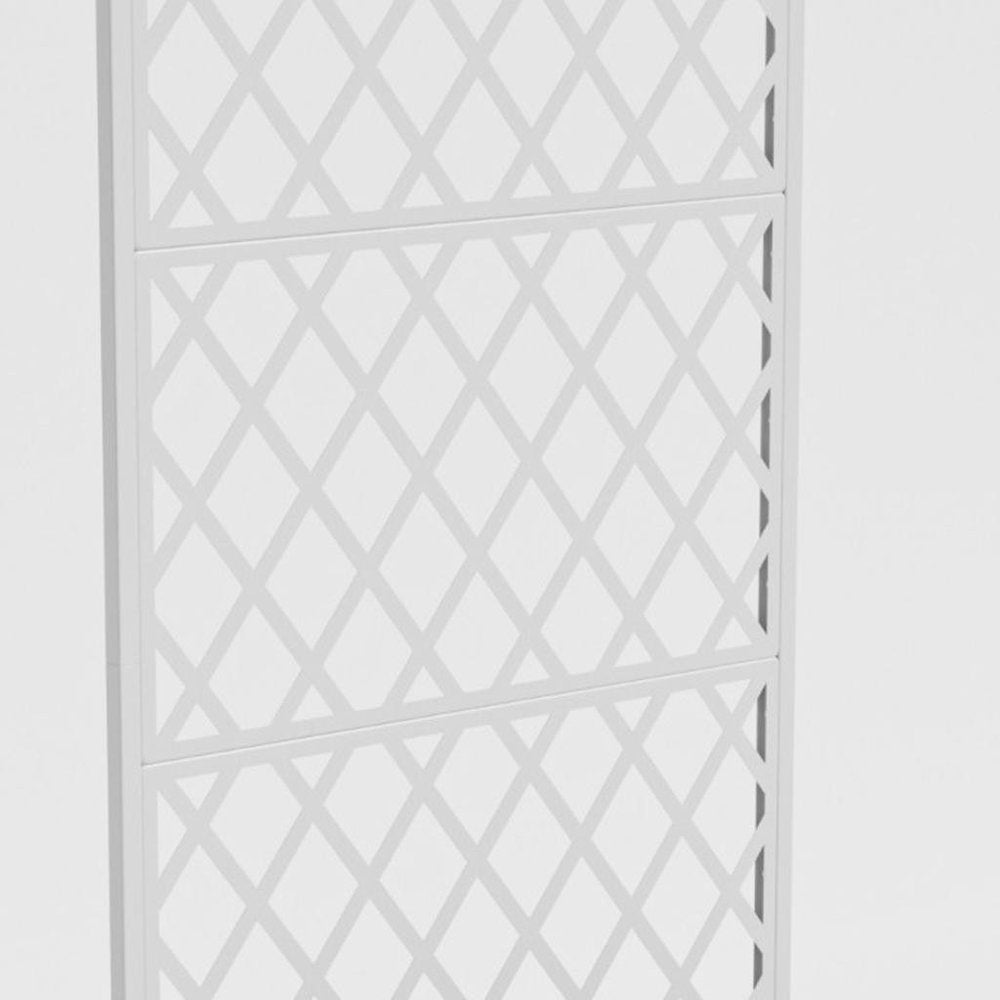 71" X 35" White Galvanized Metal Rectangular Planter Box HomeRoots
