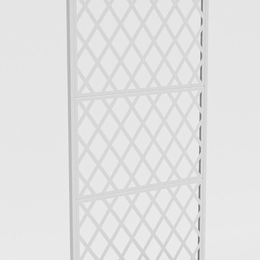 71" X 35" White Galvanized Metal Rectangular Planter Box HomeRoots