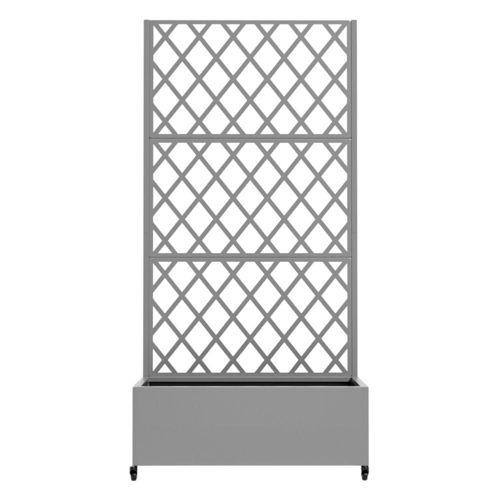 71" X 35" Gray Galvanized Metal Rectangular Planter Box HomeRoots