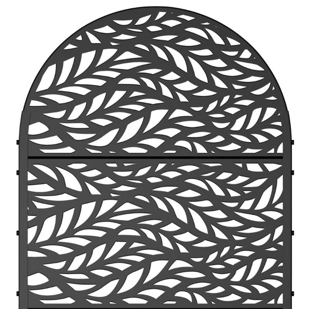 71" X 35" Black Galvanized Metal Rectangular Planter Box — view 3