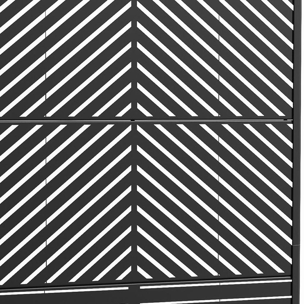 71" X 47" Black Galvanized Metal Rectangular Planter Box HomeRoots