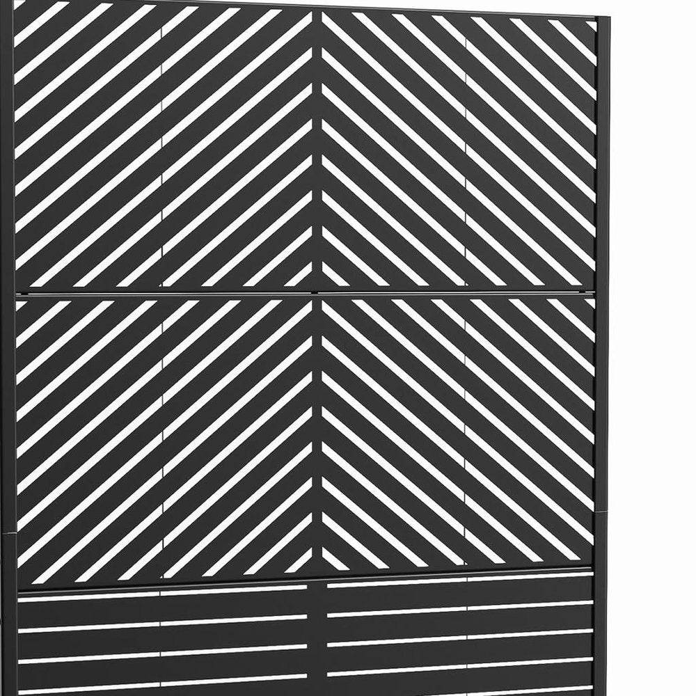 71" X 47" Black Galvanized Metal Rectangular Planter Box HomeRoots