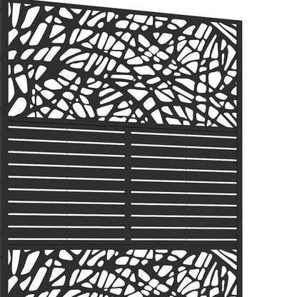 71" X 47" Black Galvanized Metal Rectangular Planter Box HomeRoots