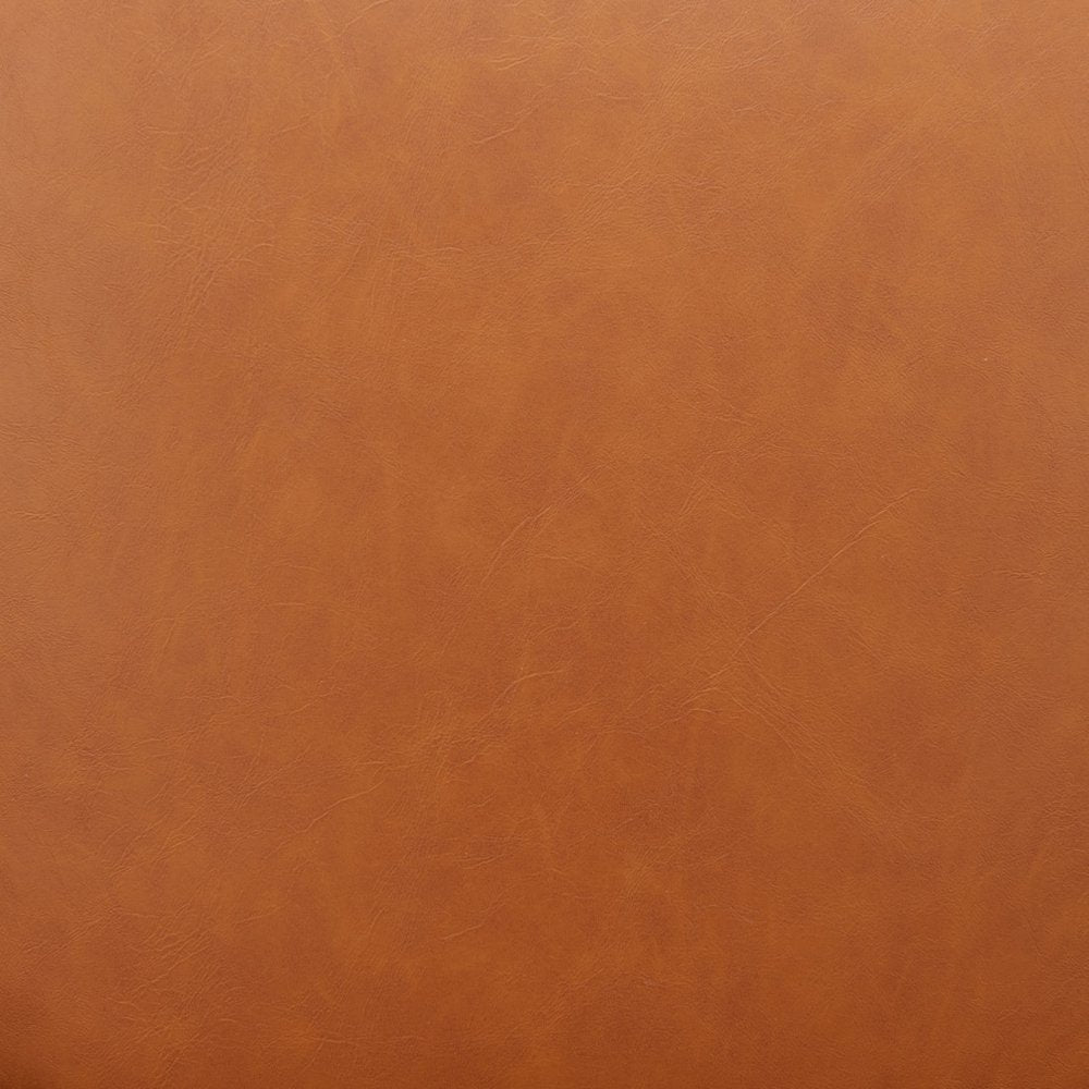 Brown And Natural Tufted Faux Leather And Wood Dining Side Chair — view 6