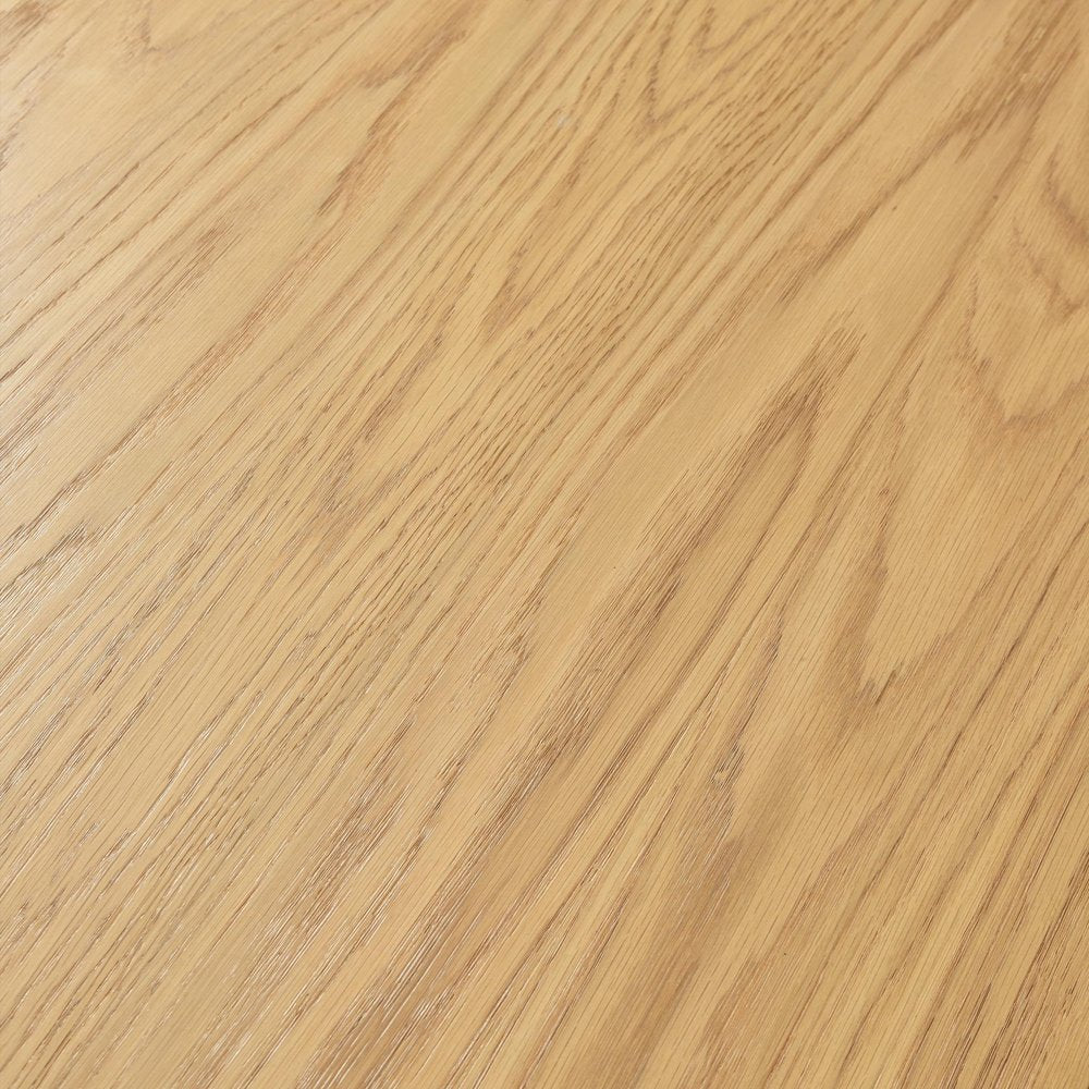 46" Natural Solid Wood Pedestal Base Round Top Dining Table — view 2