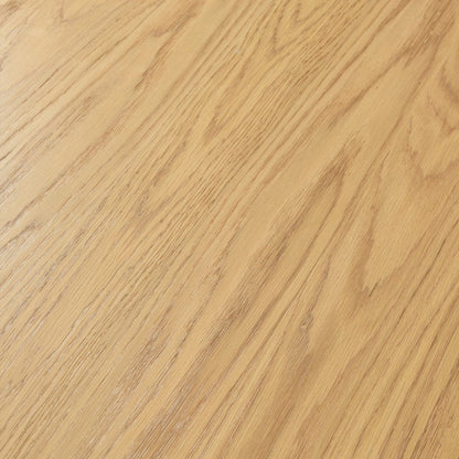 46" Oak Wood Pedestal Base Round Top Dining Table HomeRoots