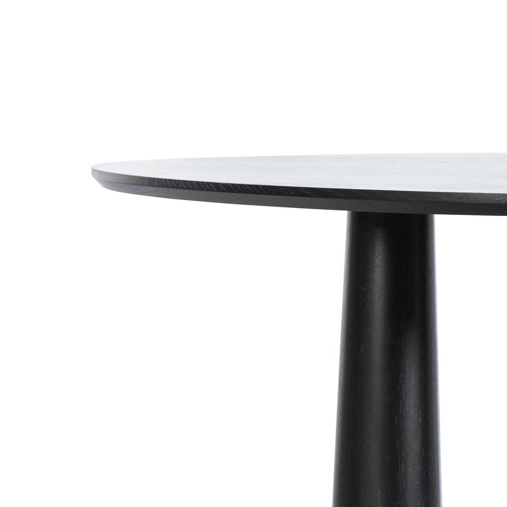 79" Black Solid Wood Oval Dining Table HomeRoots