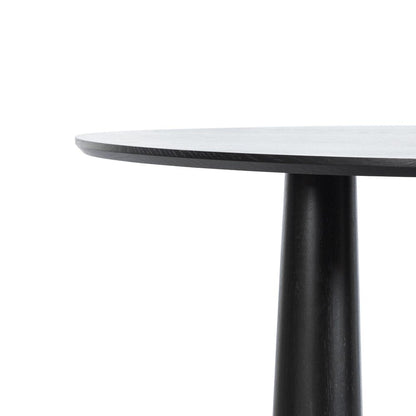 79" Black Solid Wood Oval Dining Table HomeRoots