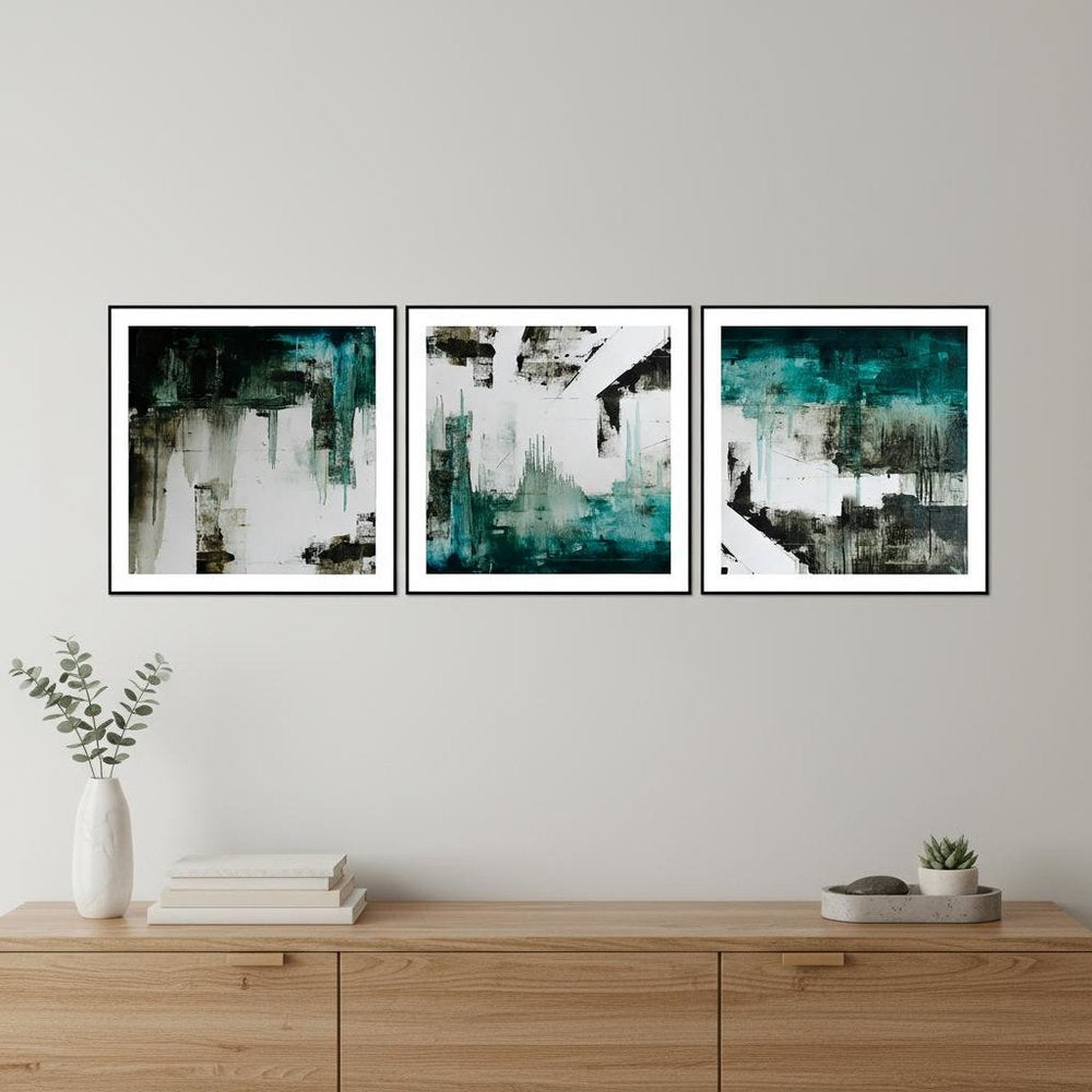 Set Of Three Maia Black Framed Wall Art — view 4
