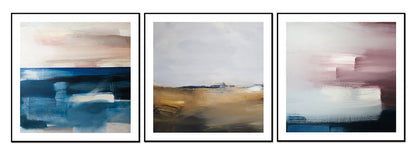 Set Of Three Isla Black Framed Wall Art