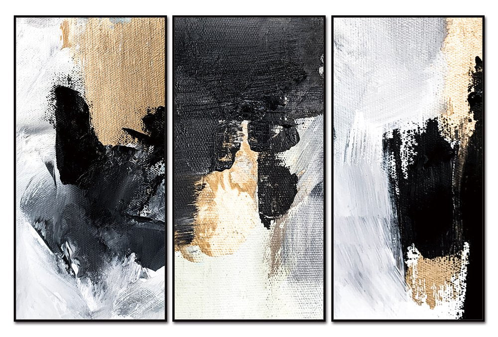 Set Of Three Inez Black Framed Wall Art — view 1