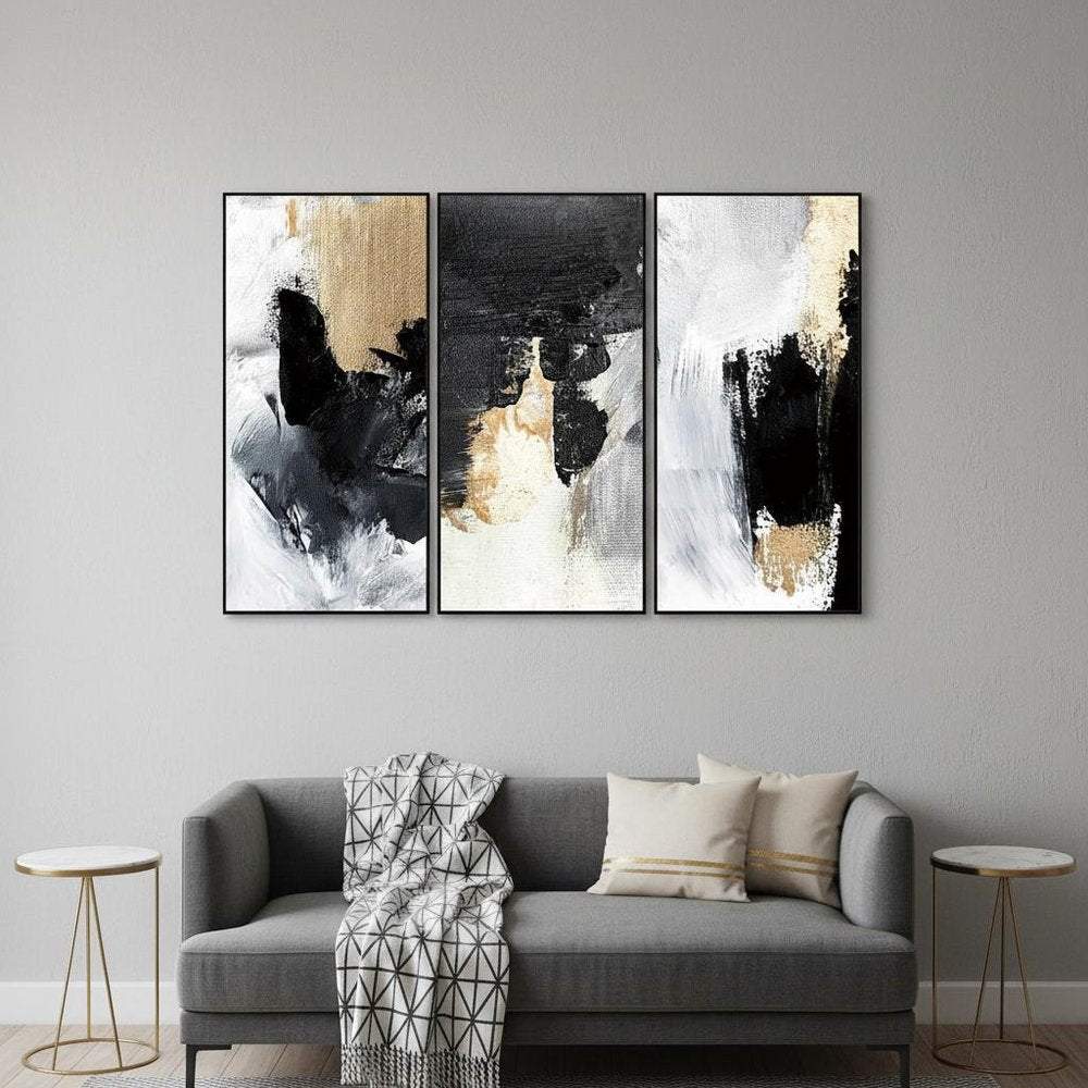 Set Of Three Inez Black Framed Wall Art — view 3