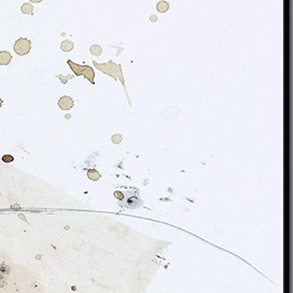 Set Of Three Modern Abstract Triptych Style Black Framed Wall Art — view 2