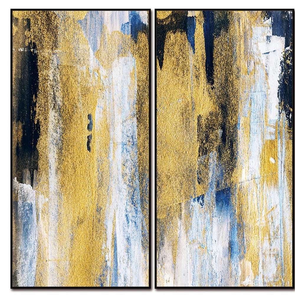 Set Of Three Oro Black Framed Bold Art Wall Art — view 2