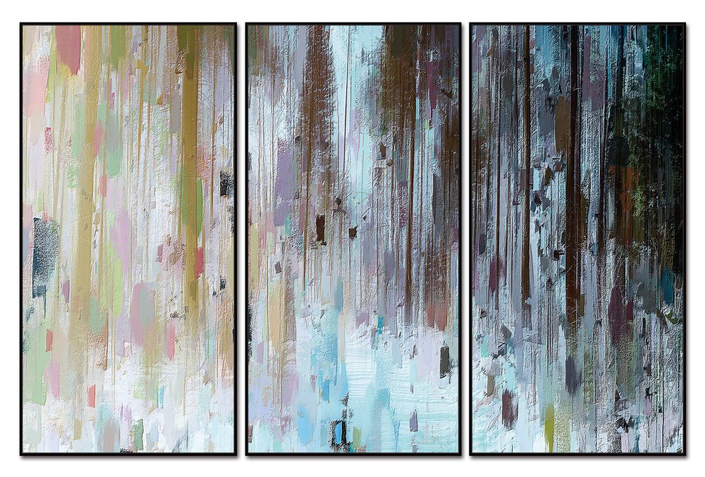 Set Of Three Yoli Black Framed Wall Art