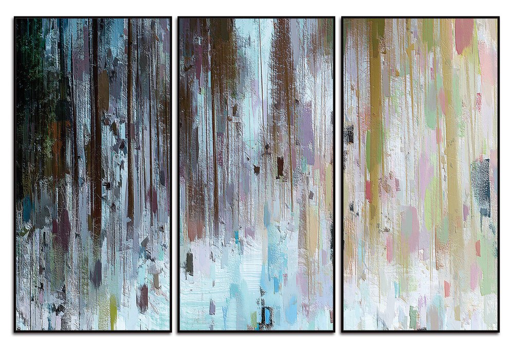 Set Of Three Yoli Black Framed Wall Art